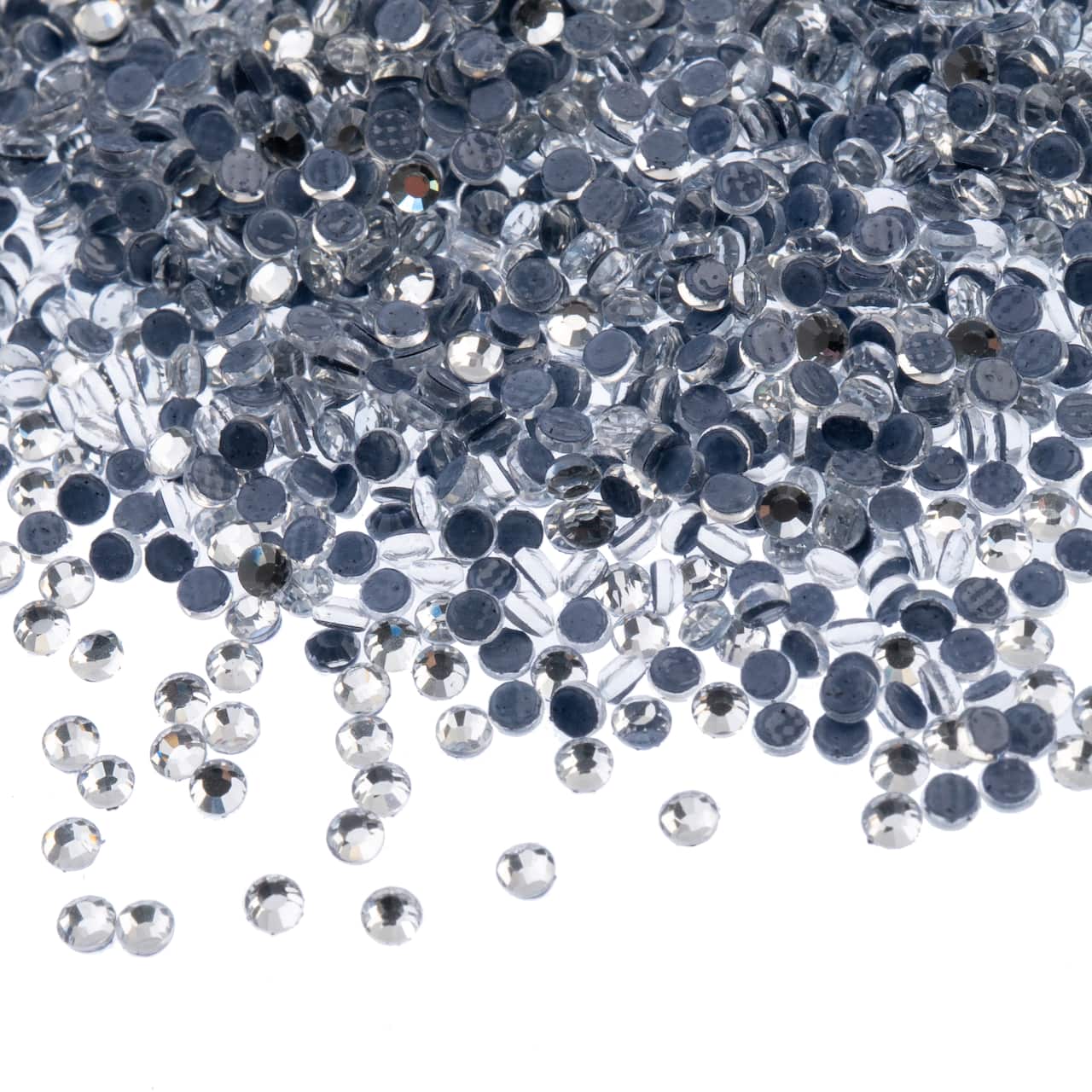 Crystal Lane DIY SS6 Round Glass Flatback Hotfix Rhinestones, 1,440ct.
